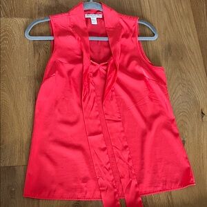 Forever 21 Red/Pink Sleeveless Blouse